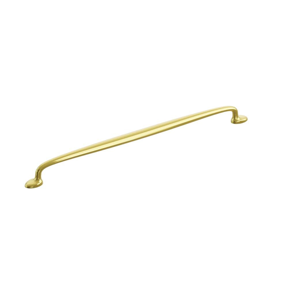 Schaub And Company - Avenue, Cabinet Appliance Pull 18'' cc, Unlacquered Brass - Unlacquered Brass