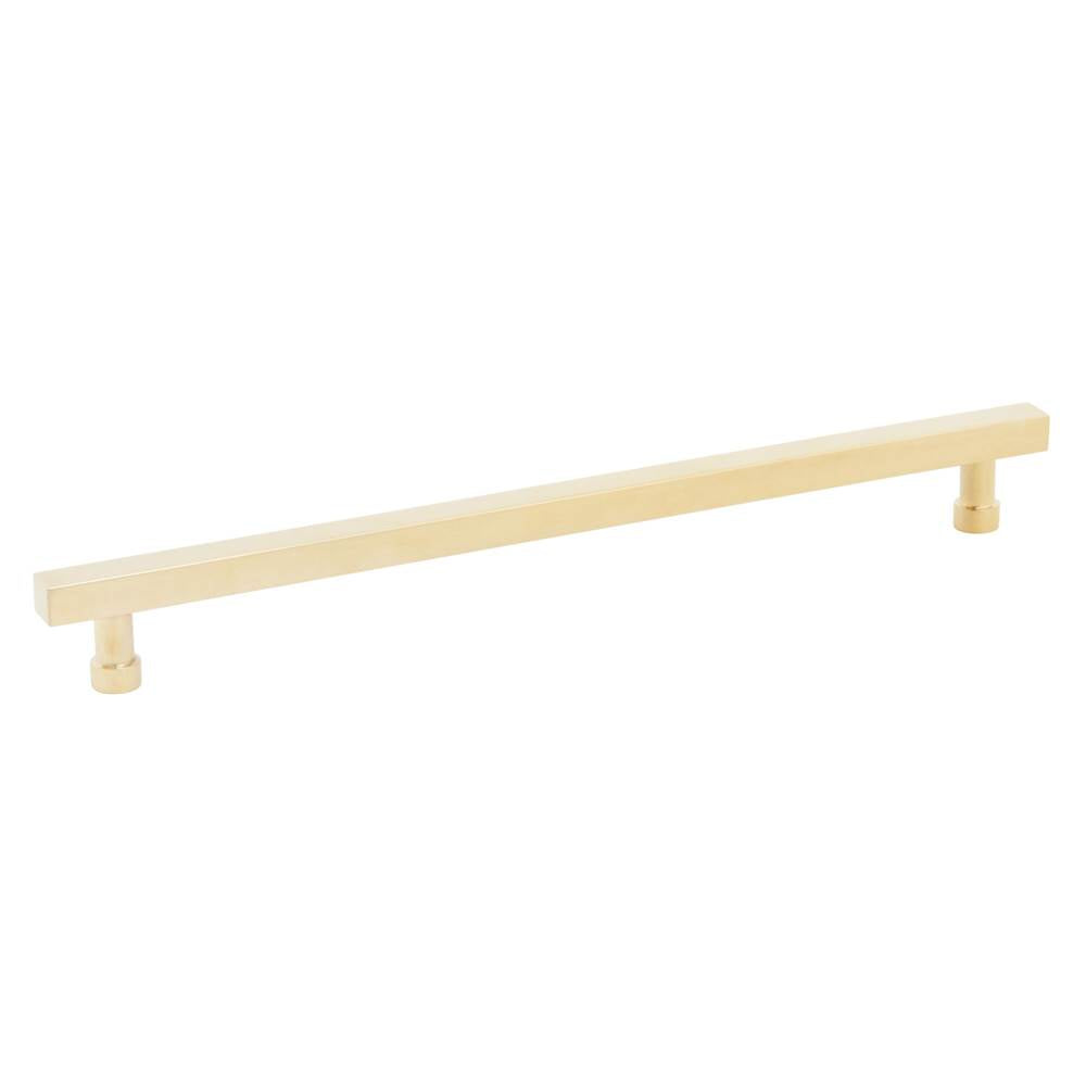 Schaub And Company - NOHO, Cabinet Pull, Square, 10'' cc, Unlacquered Brass - Unlacquered Brass