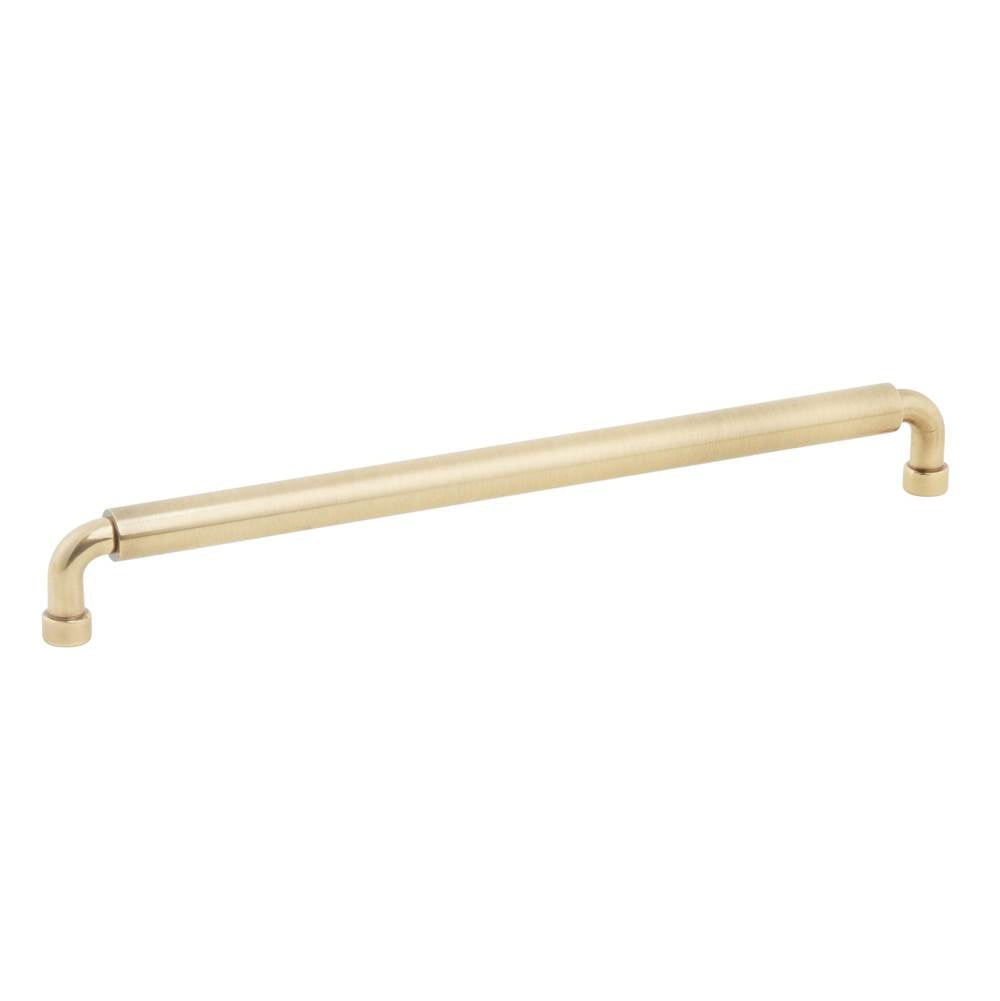 Schaub And Company - NOHO, Cabinet Pull, Round, 10'' cc, Vintage Brass - Vintage Brass