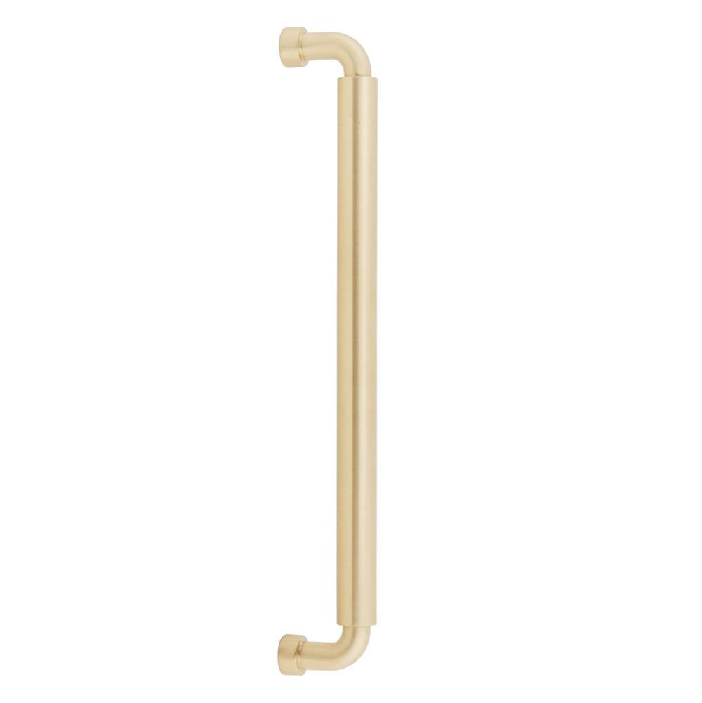 Schaub And Company - NOHO, Cabinet Appliance Pull, Round, 12'' cc, Satin Brass - Satin Brass