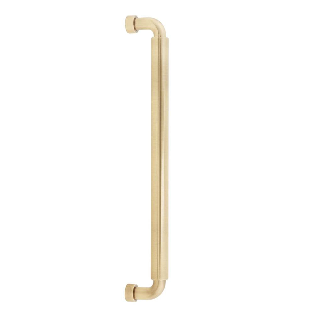 Schaub And Company - NOHO, Cabinet Appliance Pull, Round, 12'' cc, Vintage Brass - Vintage Brass