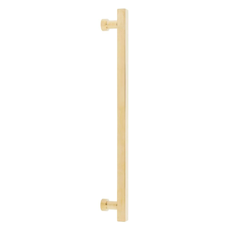 Schaub And Company - NOHO, Cabinet Appliance Pull, Square, 12'' cc, Unlacquered Brass - Unlacquered Brass