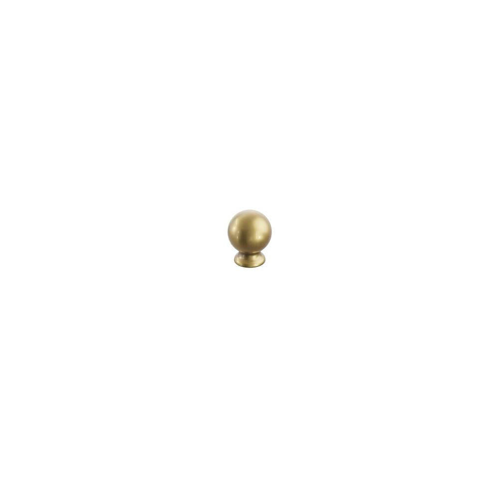 Schaub And Company - Avenue, Cabinet Knob, Round, 1-1/4'', Vintage Brass - Vintage Brass