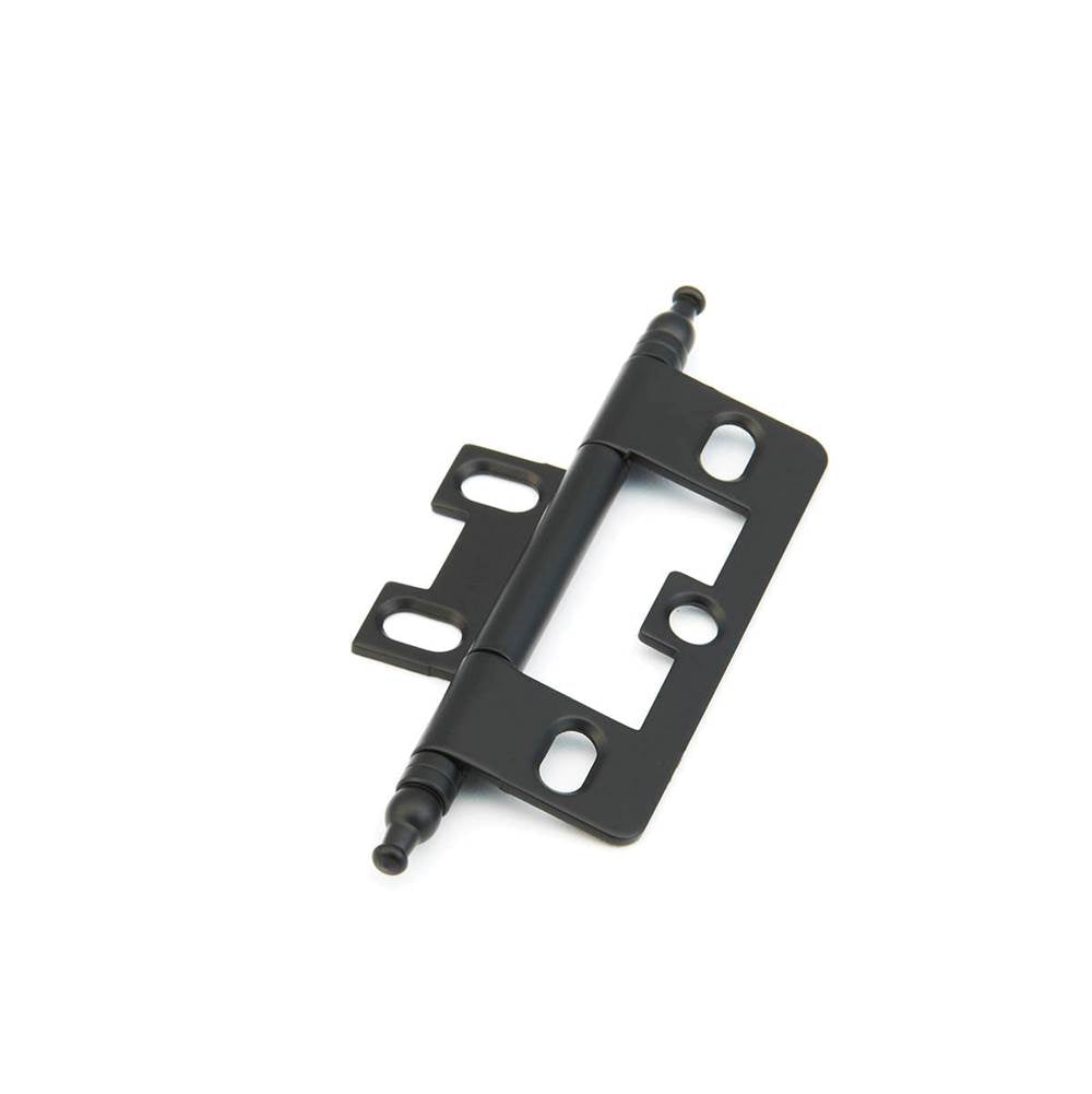 Schaub And Company - Hinge, Minaret Tip Non-Mortise, Flat Black - Flat Black