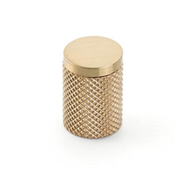 Schaub And Company - MODO Knob, Signature Satin Brass, 16 mm - Signature Satin Brass