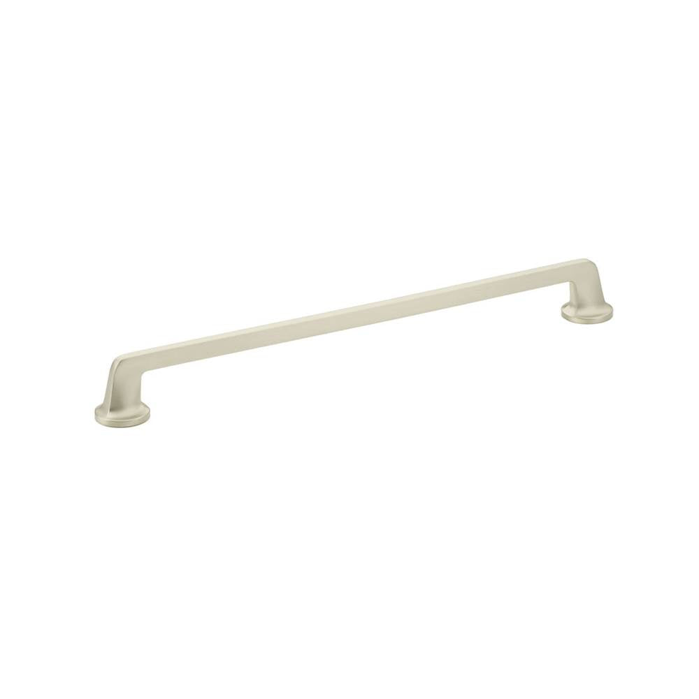 Schaub And Company - Pull, Round Bases, Satin Nickel, 12'' cc - Satin Nickel