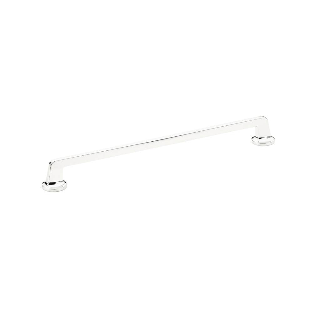 Schaub And Company - Pull, Round Bases, Polished Chrome, 12'' cc - Polished Chrome