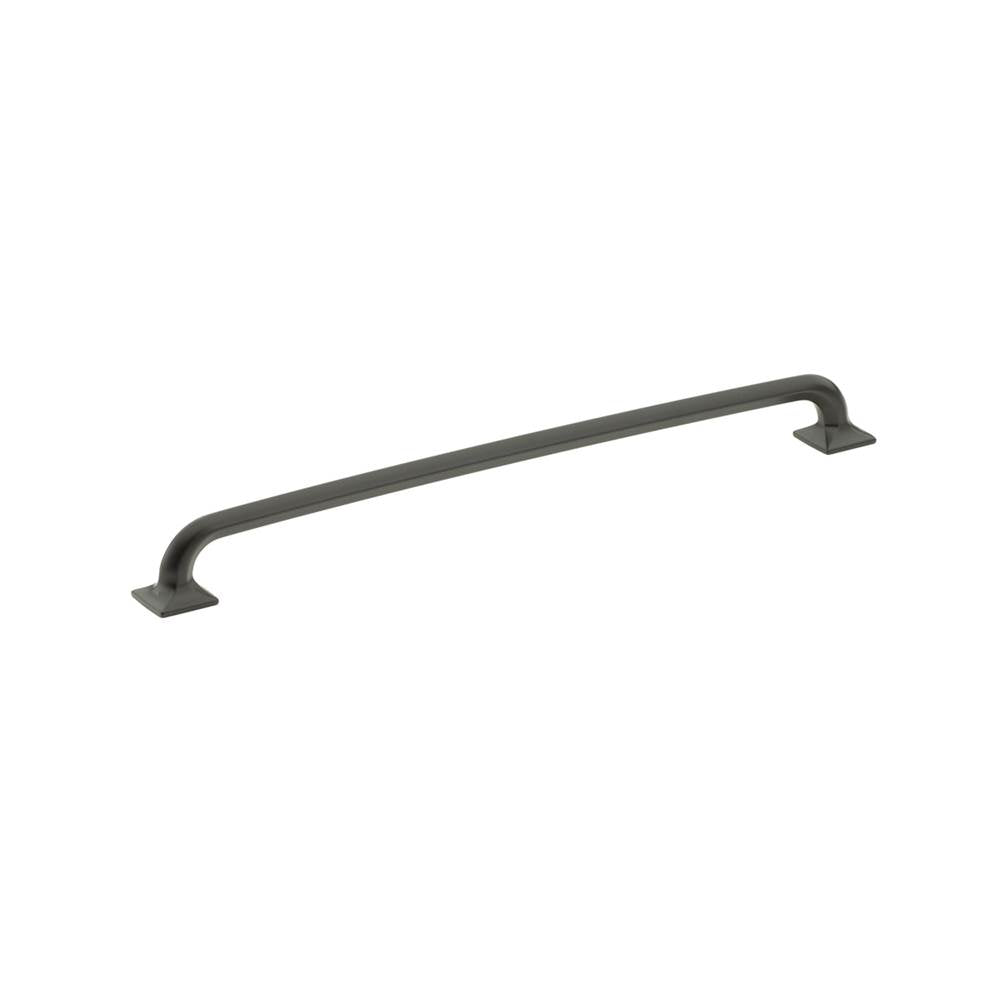 Schaub And Company - Pull, Square Bases, Matte Black, 12'' cc - Matte Black
