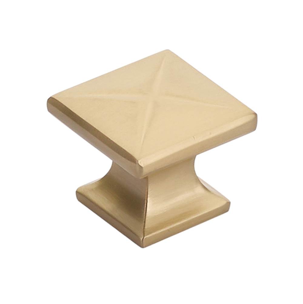 Schaub And Company - Knob, Signature Satin Brass, 1-3/8'' dia - Signature Satin Brass