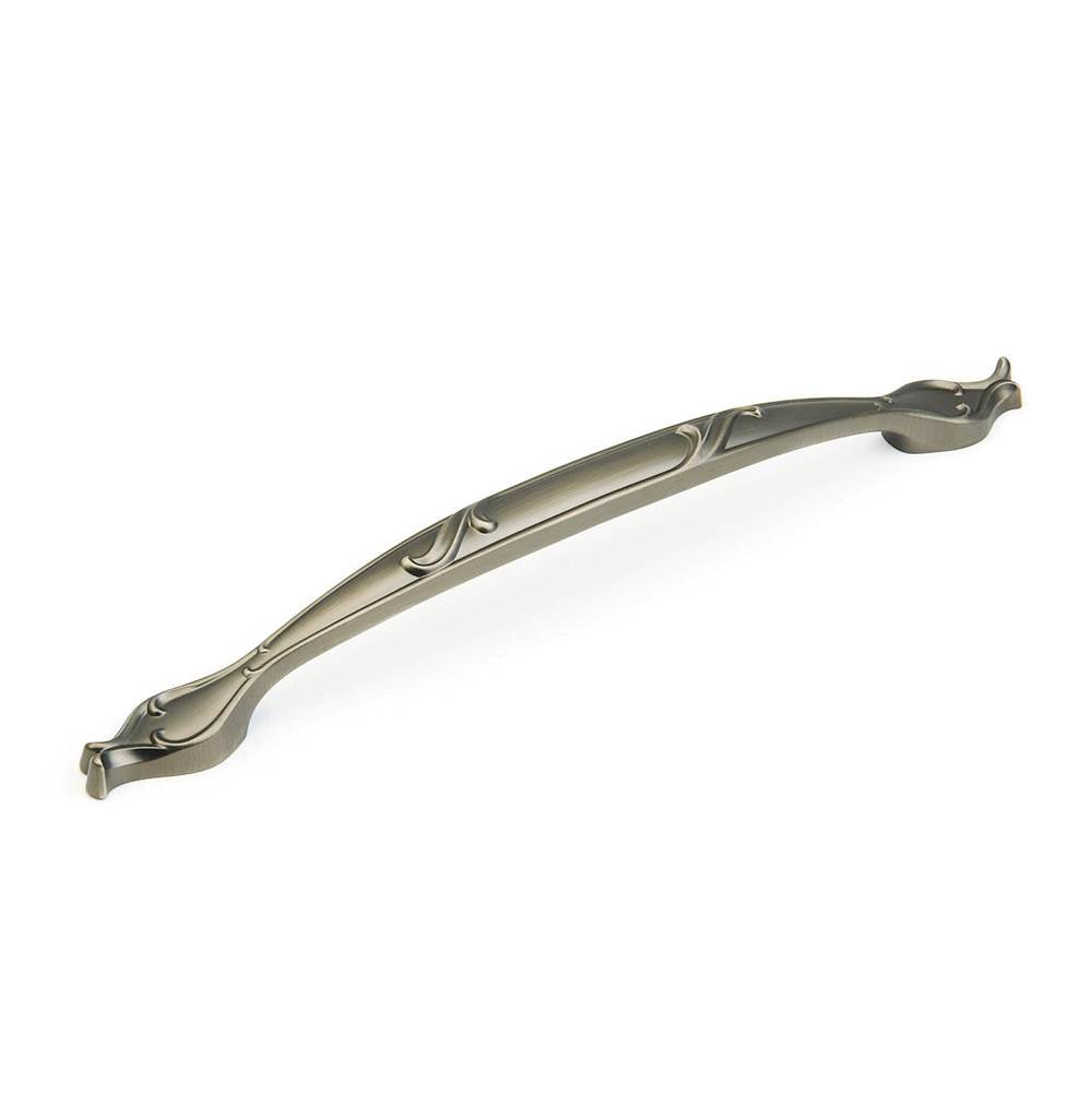 Schaub And Company - Appliance Pull, Antique Nickel, 12'' cc - Antique Nickel