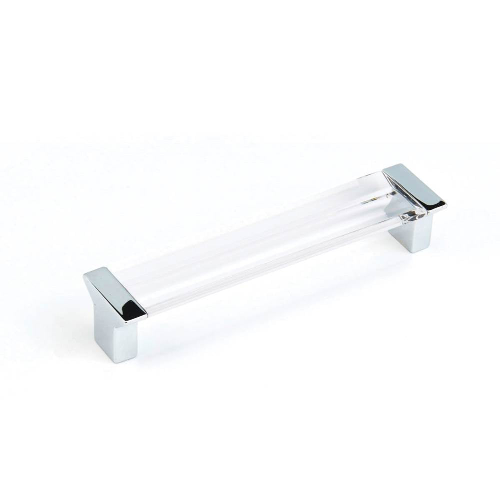 Schaub And Company - Positano, Pull, Polished Chrome, Clear, 5-1/16'' Cc - Polished Chrome