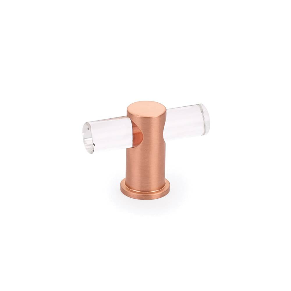 Schaub And Company - T-Knob Adjustable Brushed Rose Gold - Brushed Rose Gold