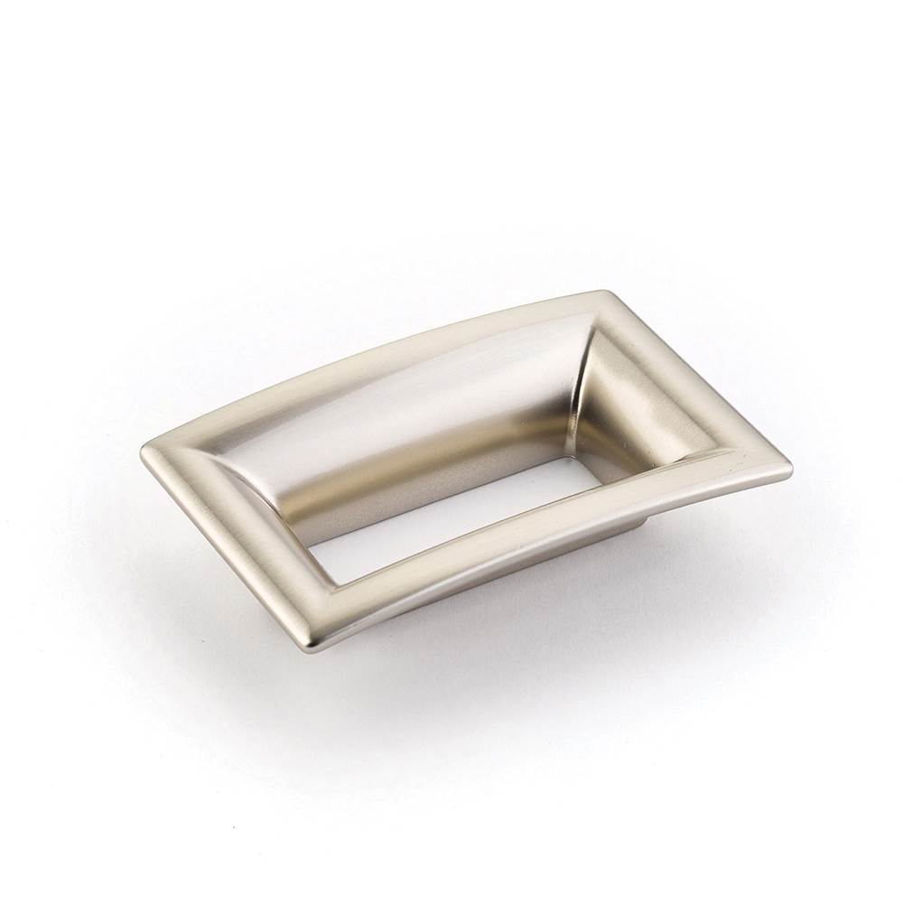 Schaub And Company - Pull, Flared Rectangle, Satin Nickel, 64 mm cc - Satin Nickel