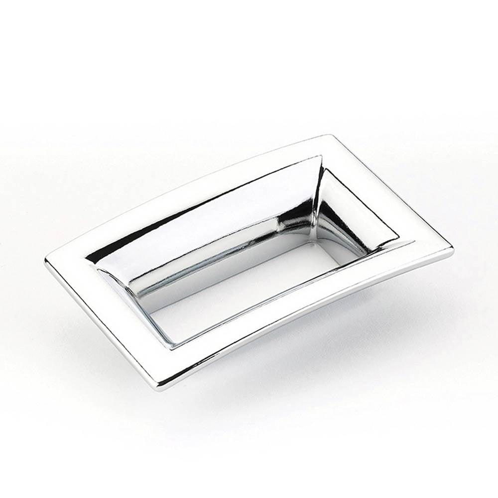 Schaub And Company - Pull, Flared Rectangle, Polished Chrome, 64 mm cc - Polished Chrome