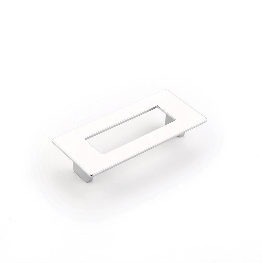 Schaub And Company - Pull, Rectangle, Matte Chrome, 96 mm cc - Matte Chrome