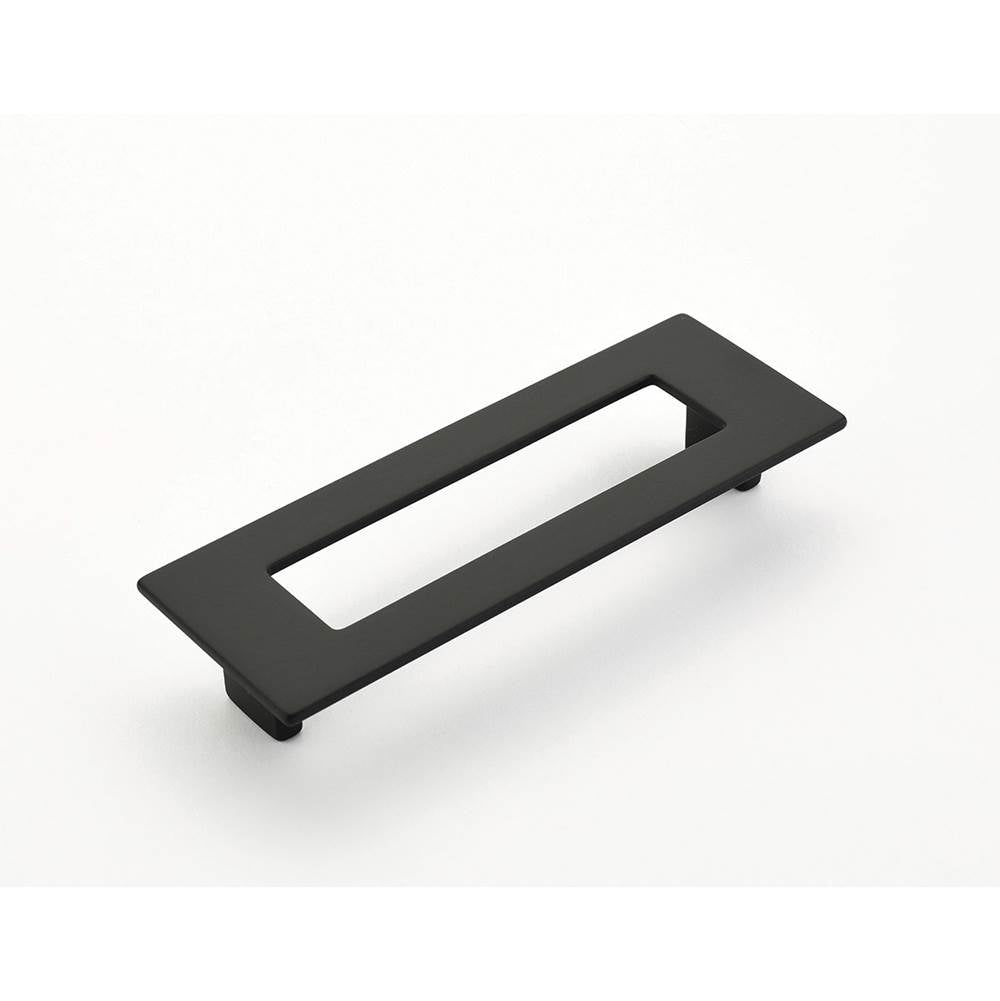 Schaub And Company - Pull, Rectangle, Matte Black, 128 mm cc - Matte Black