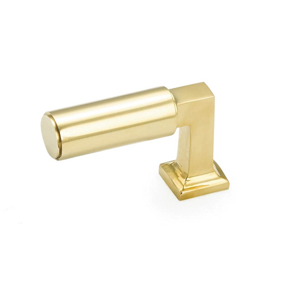 Schaub And Company - Finger Pull, Unlacquered Brass, 1/2'' - Unlacquered Brass