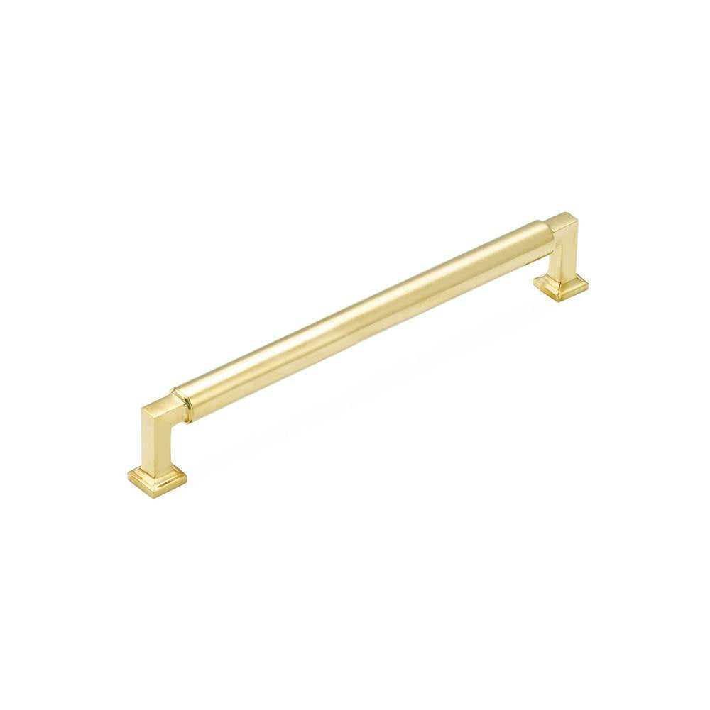 Schaub And Company - Pull, Unlacquered Brass, 8'' cc - Unlacquered Brass