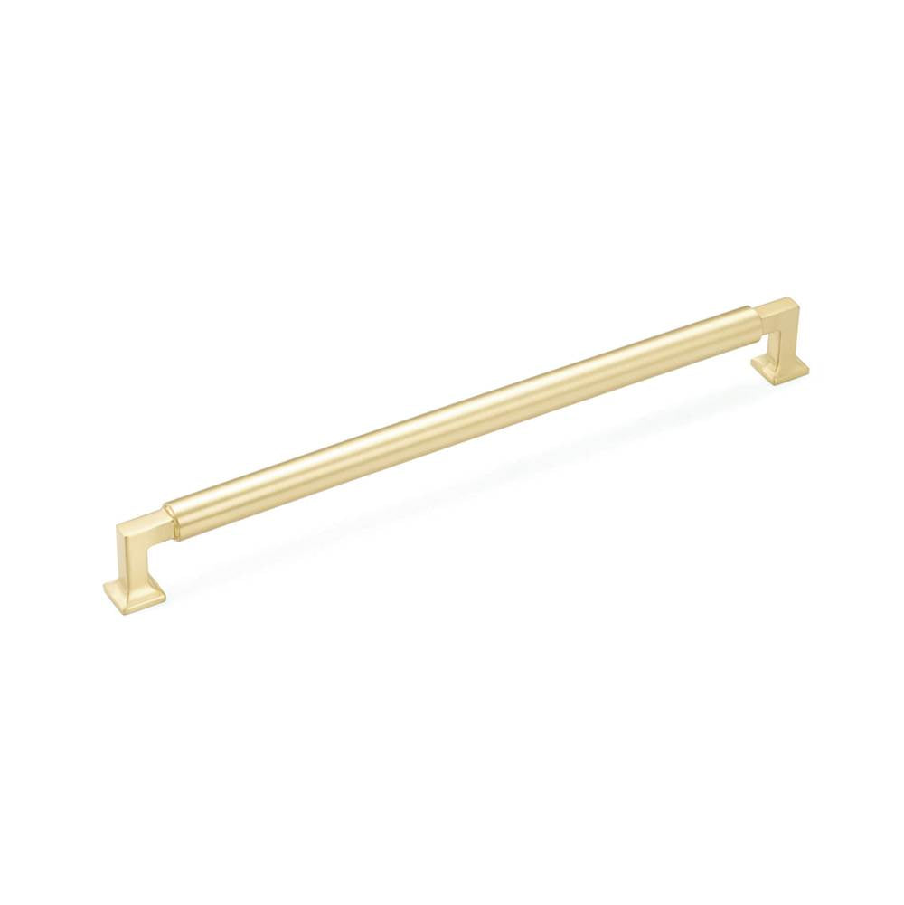 Schaub And Company - Appliance Pull, Satin Brass, 15'' cc - Satin Brass