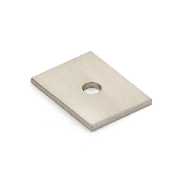 Schaub And Company - Pub House, Backplate for Knob, Brushed Nickel, 1'' - Brushed Nickel