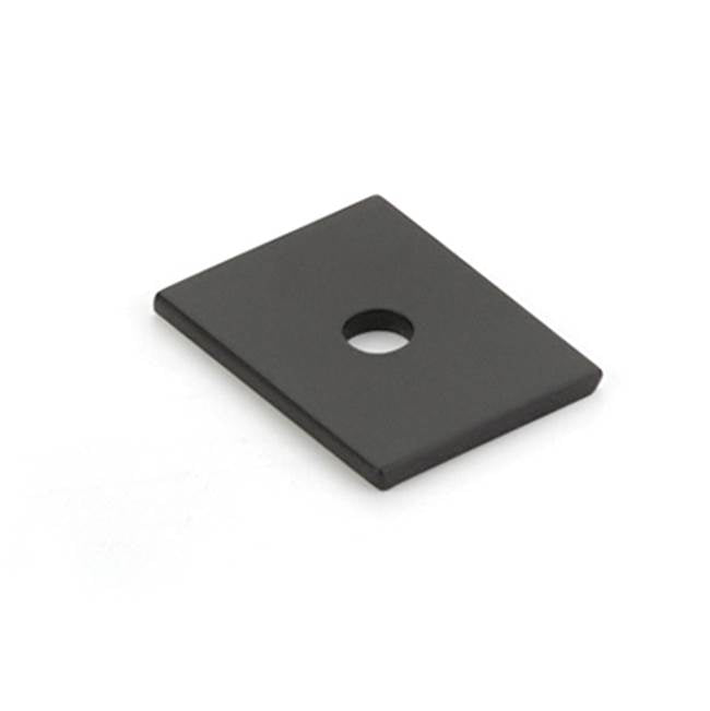 Schaub And Company - Pub House, Backplate for Knob, Matte Black, 1'' - Matte Black