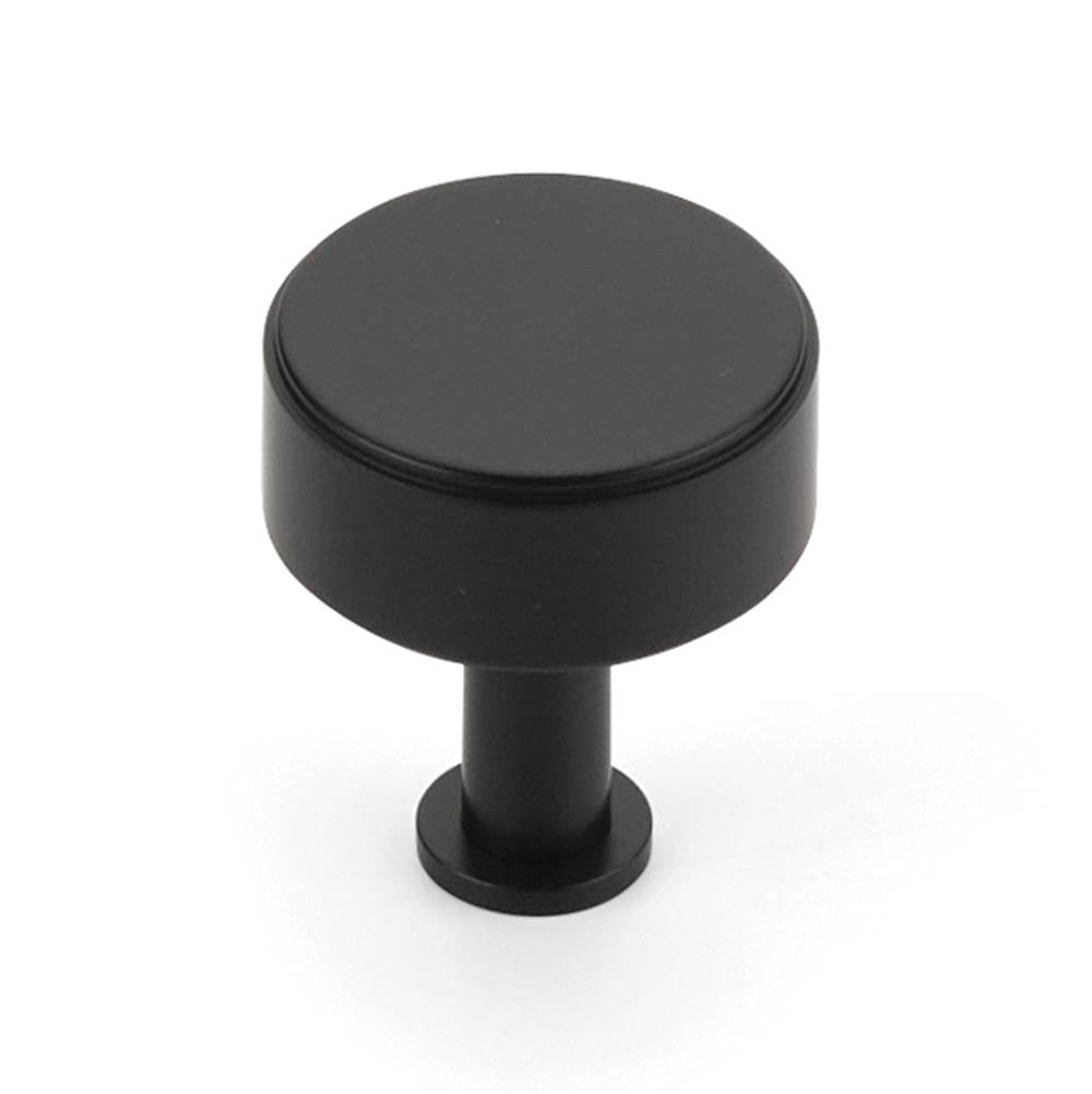 Schaub And Company - Pub House, Knob, Matte Black, 1-1/4'' cc - Matte Black