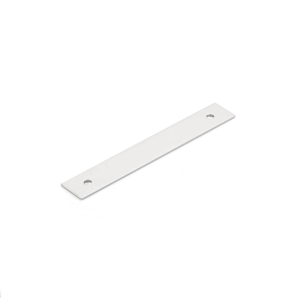 Schaub And Company - Pub House, Backplate for Pull, Polished Chrome, 4'' cc - Polished Chrome