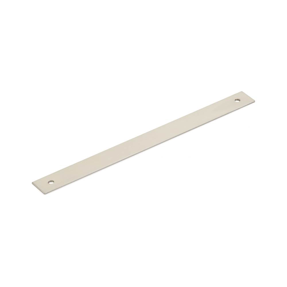 Schaub And Company - Pub House, Backplate for Pull, Brushed Nickel, 8'' cc - Brushed Nickel