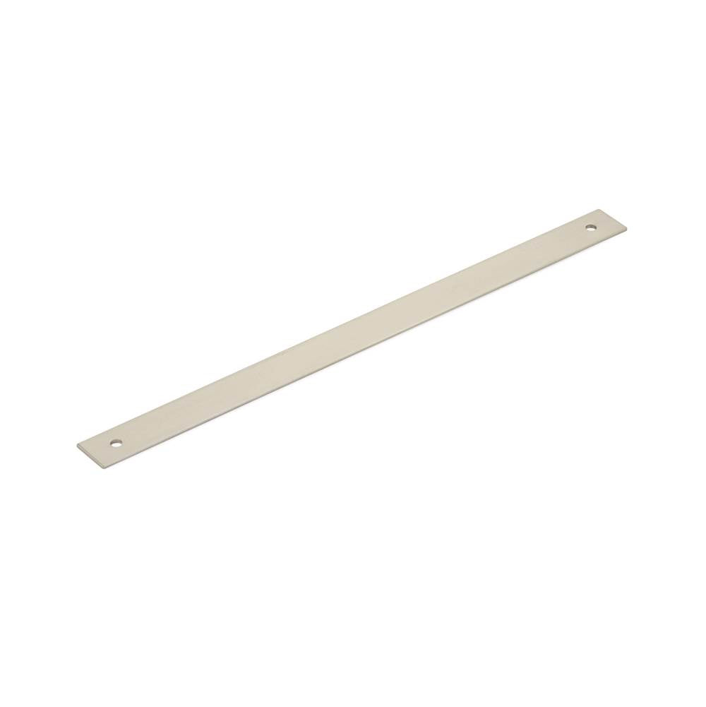 Schaub And Company - Pub House, Backplate for Pull, Brushed Nickel, 10'' cc - Brushed Nickel