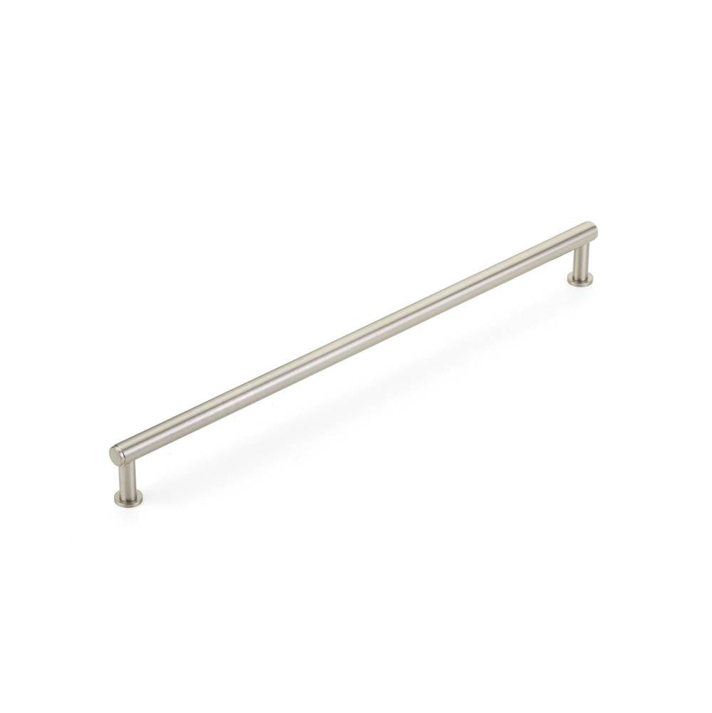 Schaub And Company - Pub House, Pull, Brushed Nickel, 12'' cc - Brushed Nickel
