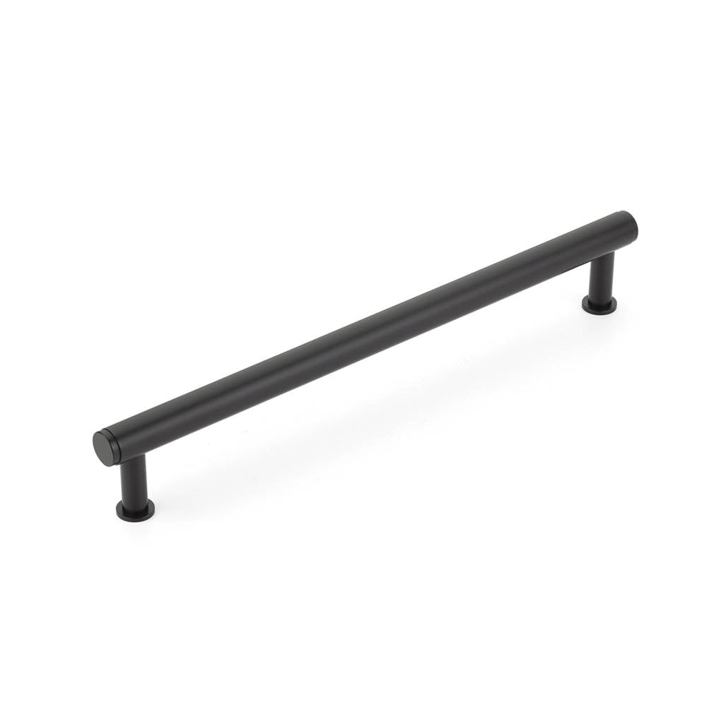 Schaub And Company - Pub House, Appliance Pull, Matte Black, 12'' cc - Matte Black
