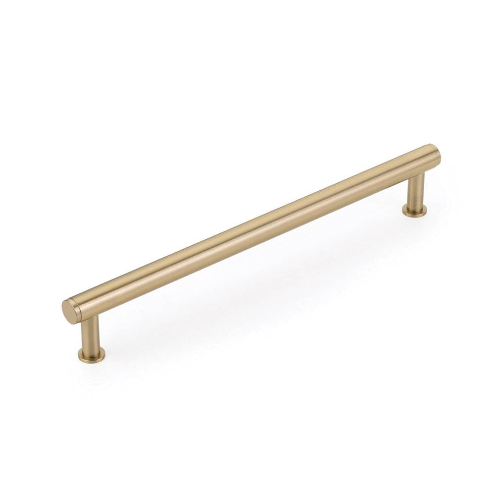 Schaub And Company - Pub House, Appliance Pull, Signature Satin Brass, 12'' cc - Signature Satin Brass