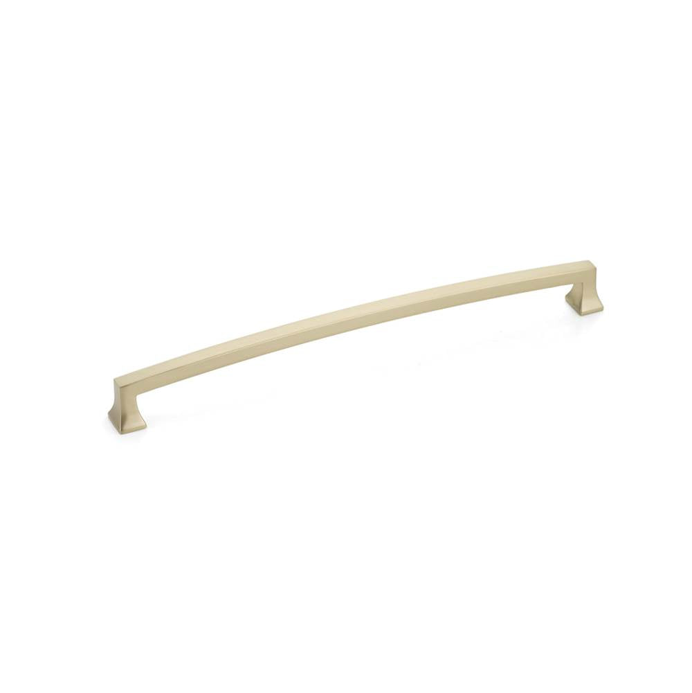 Schaub And Company - Pull, Arched, Signature Satin Brass, 10'' cc - Signature Satin Brass