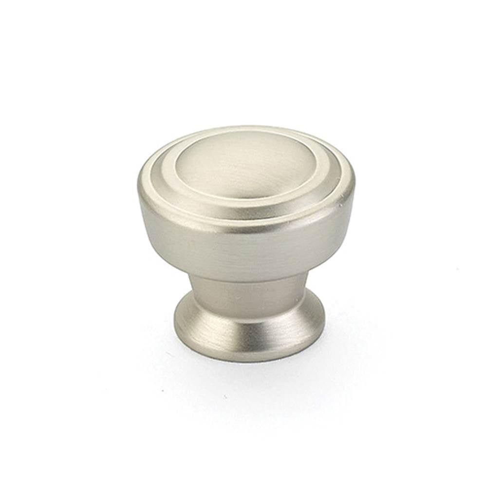 Schaub And Company - Knob, Round, Satin Nickel, 1-1/4'' dia - Satin Nickel