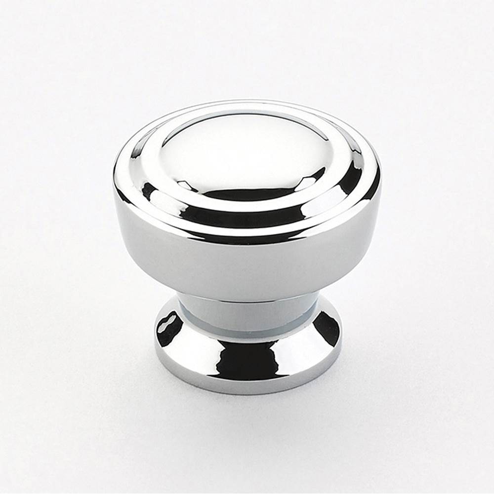 Schaub And Company - Knob, Round Polished Chrome, 1-1/4'' dia - Polished Chrome