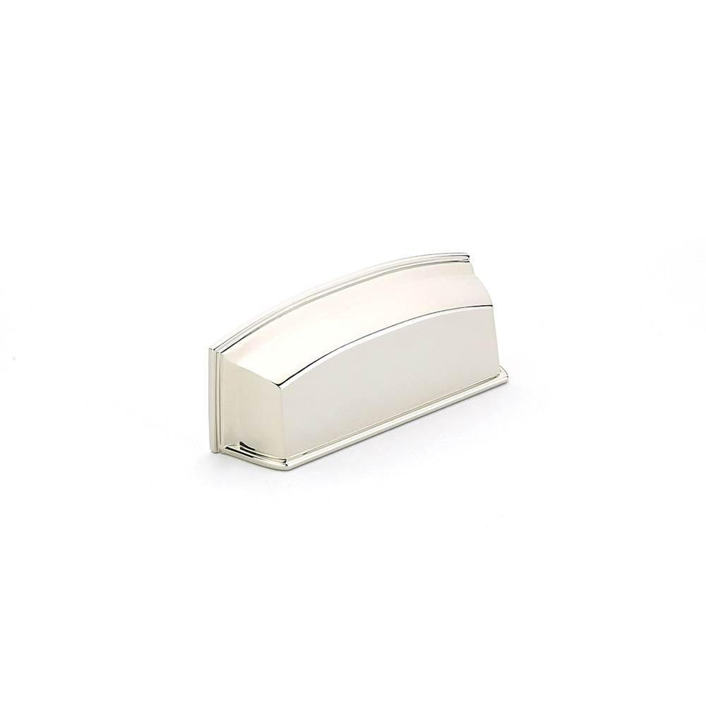 Schaub And Company - Cup Pull, Polished Nickel, 3-1/2'' cc - Polished Nickel