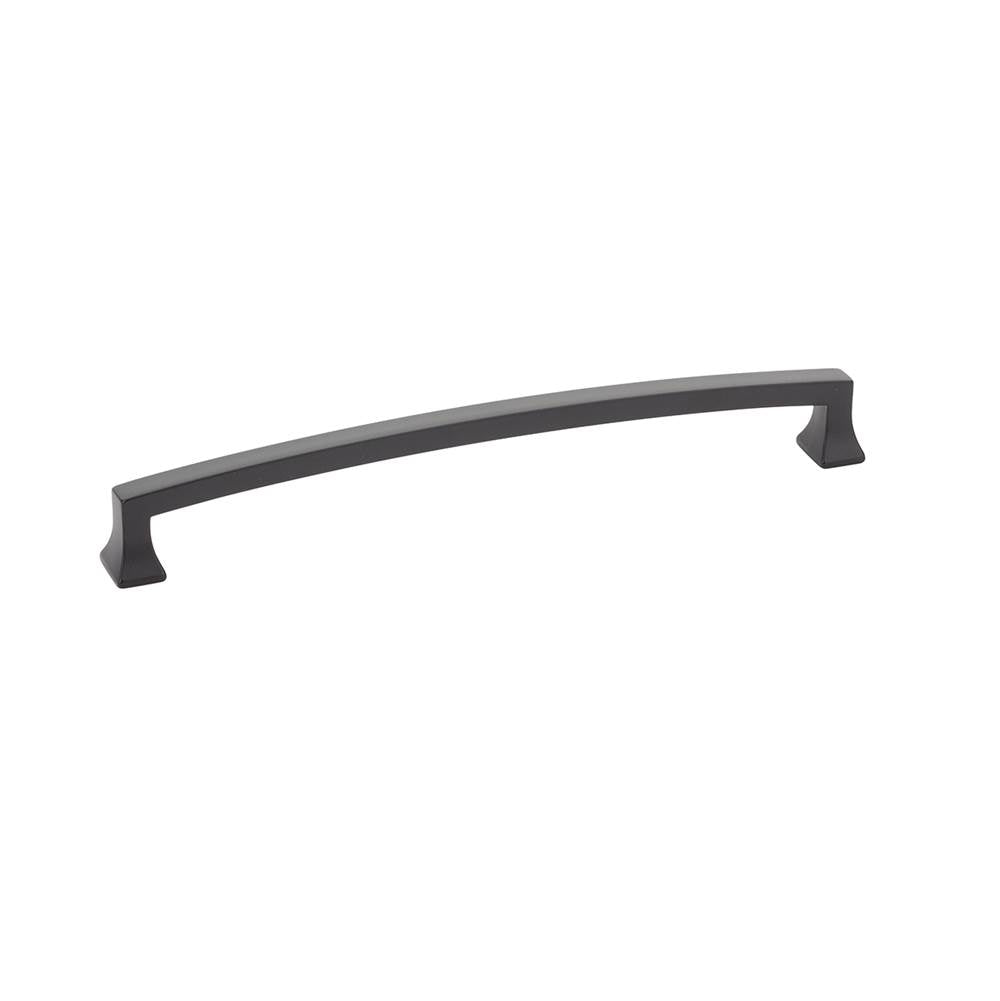Schaub And Company - Pull, Arched, Matte Black, 8'' cc - Matte Black
