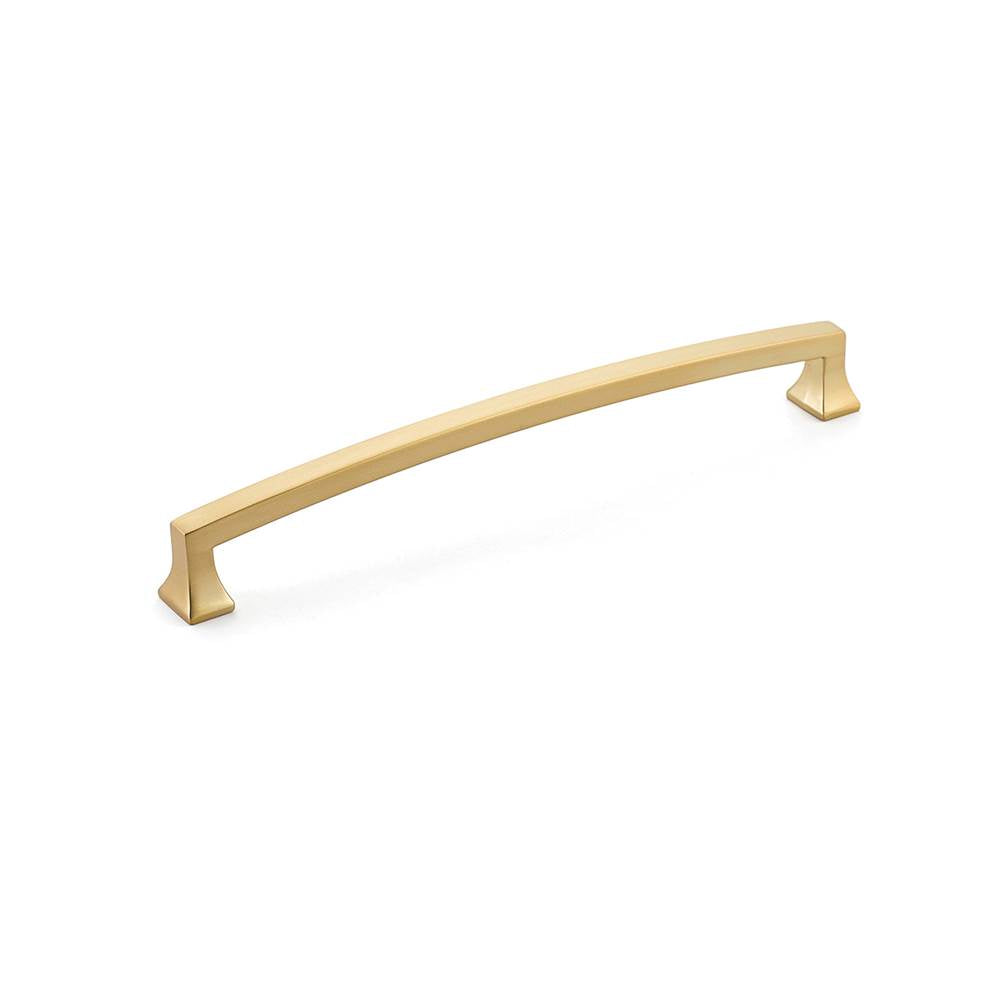 Schaub And Company - Pull, Arched, Signature Satin Brass, 8'' cc - Signature Satin Brass