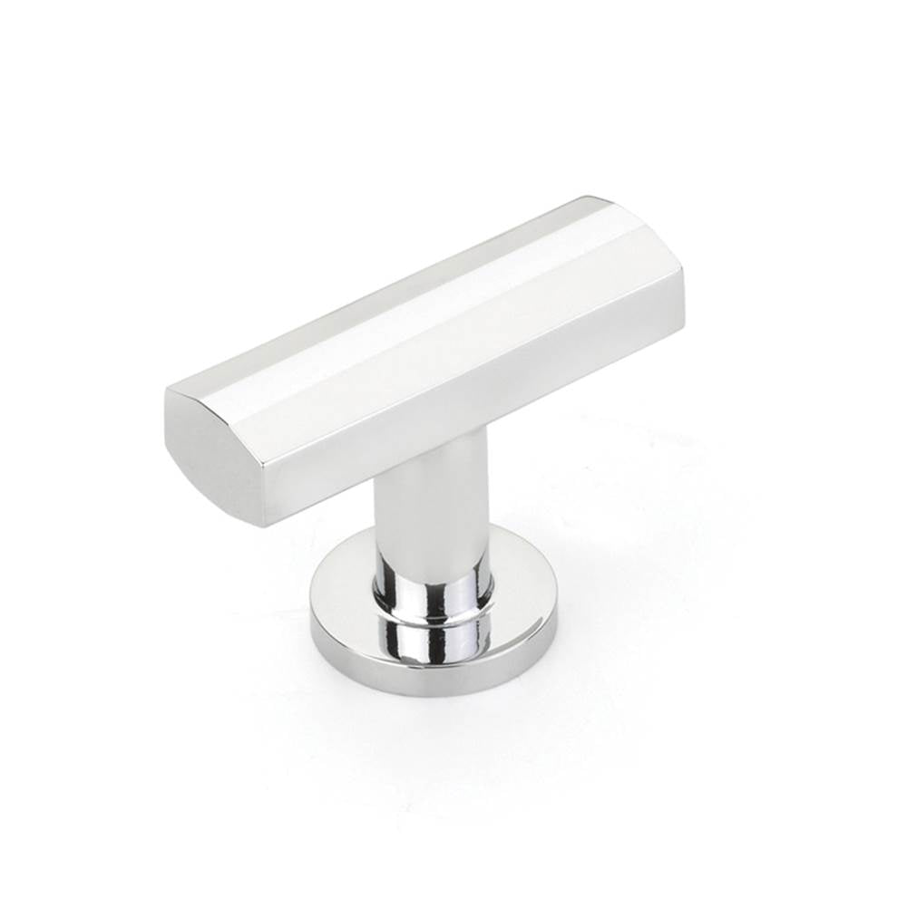 Schaub And Company - T-Knob, Polished Chrome, 1-3/4'' - Polished Chrome