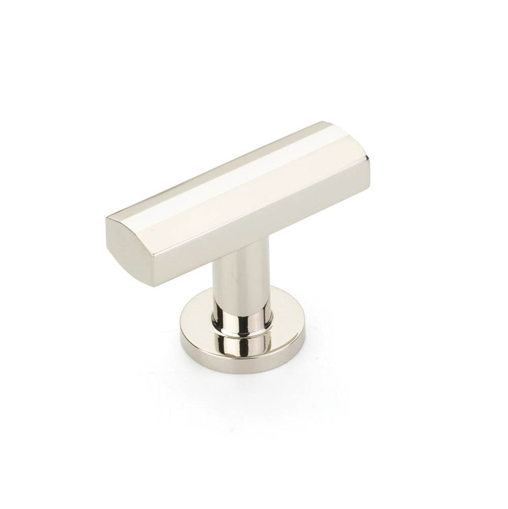 Schaub And Company - T-Knob, Polished Nickel, 1-3/4'' - Polished Nickel