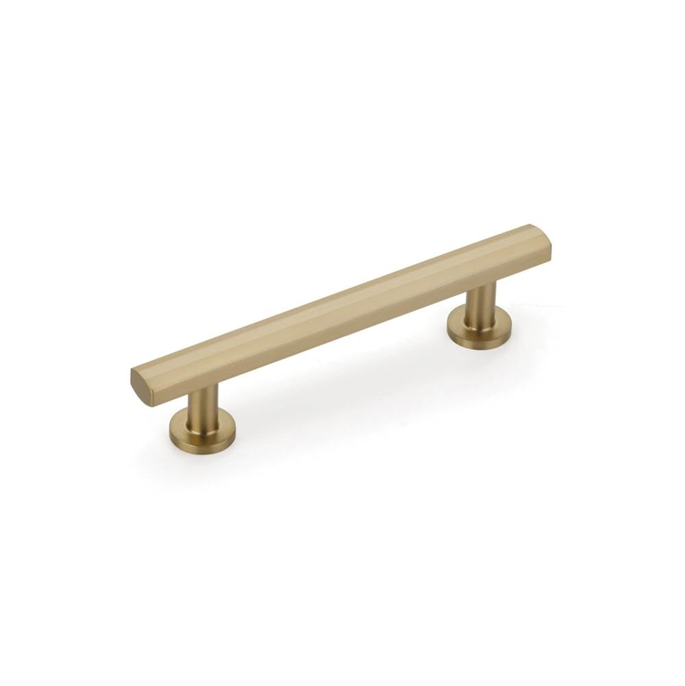 Schaub And Company - Pull, Signature Satin Brass, 4'' cc - Signature Satin Brass