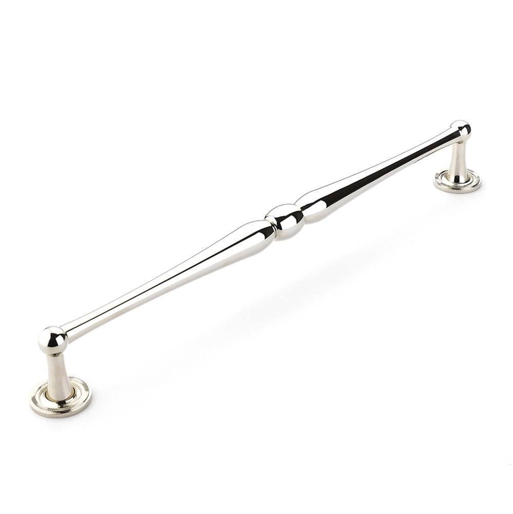 Schaub And Company - Pull, Knurled Footplate, Polished Nickel 15'' cc - Polished Nickel