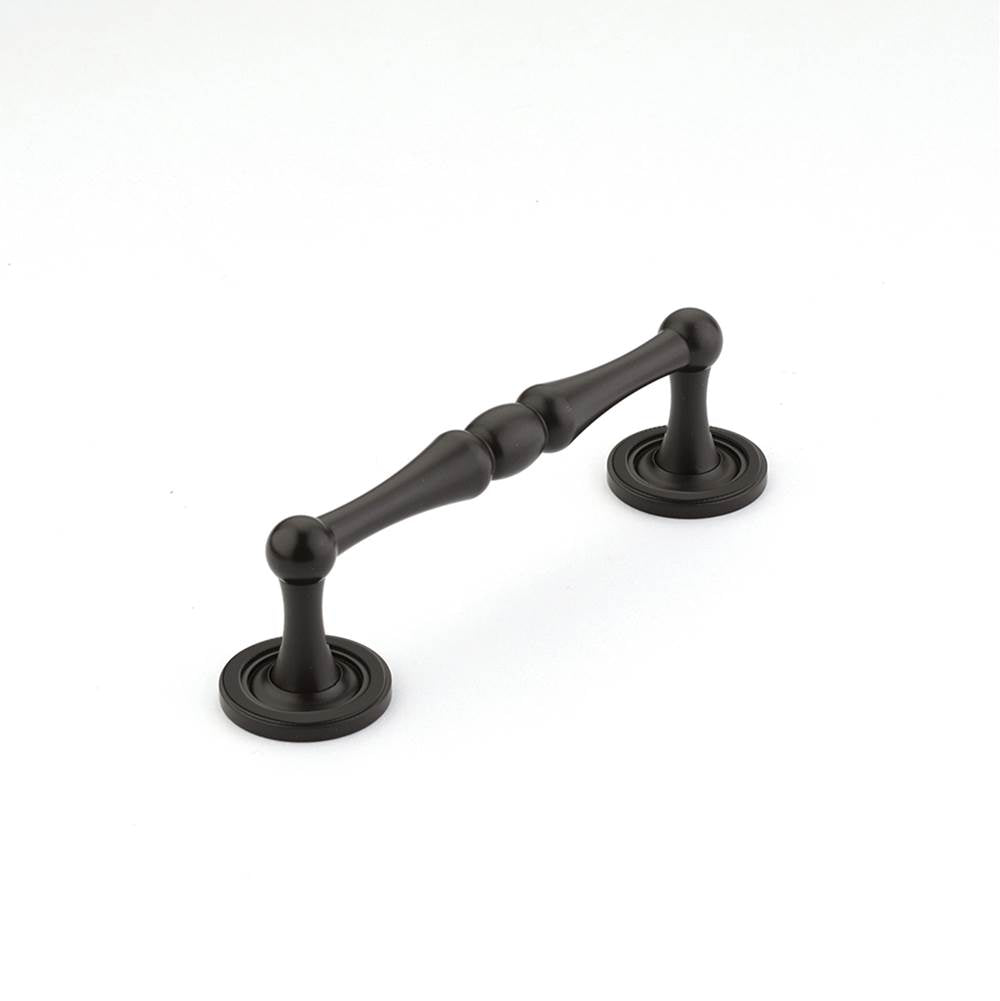 Schaub And Company - Pull, Plain Footplate, Oil Rubbed Bronze, 4'' cc - Oil Rubbed Bronze
