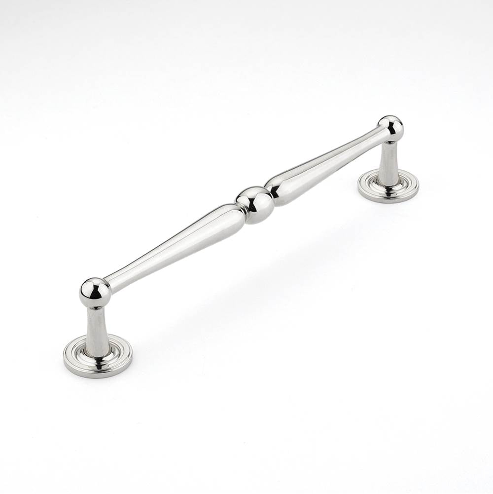 Schaub And Company - Pull, Plain Footplate, Polished Chrome 8'' cc - Polished Chrome