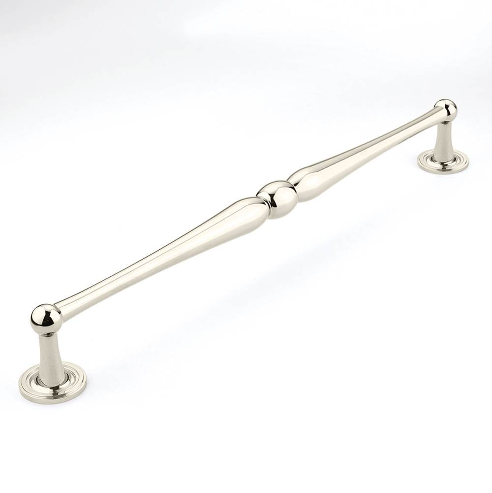 Schaub And Company - Pull, Plain Footplate, Polished Nickel, 15'' cc - Polished Nickel