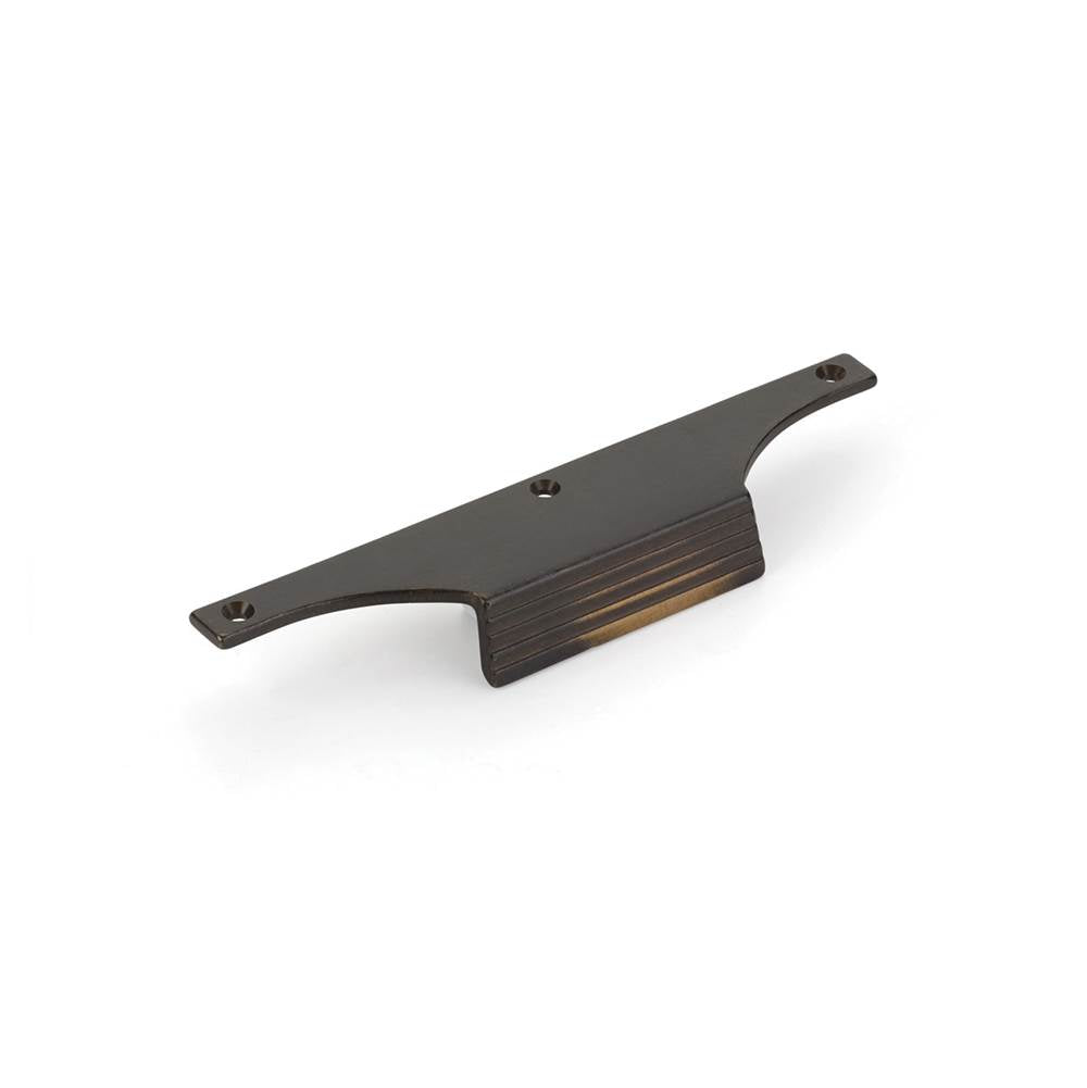 Schaub And Company - Edge Pull, Antique Bronze, 3-1/2'' cc, 8'' Overall - Antique Bronze