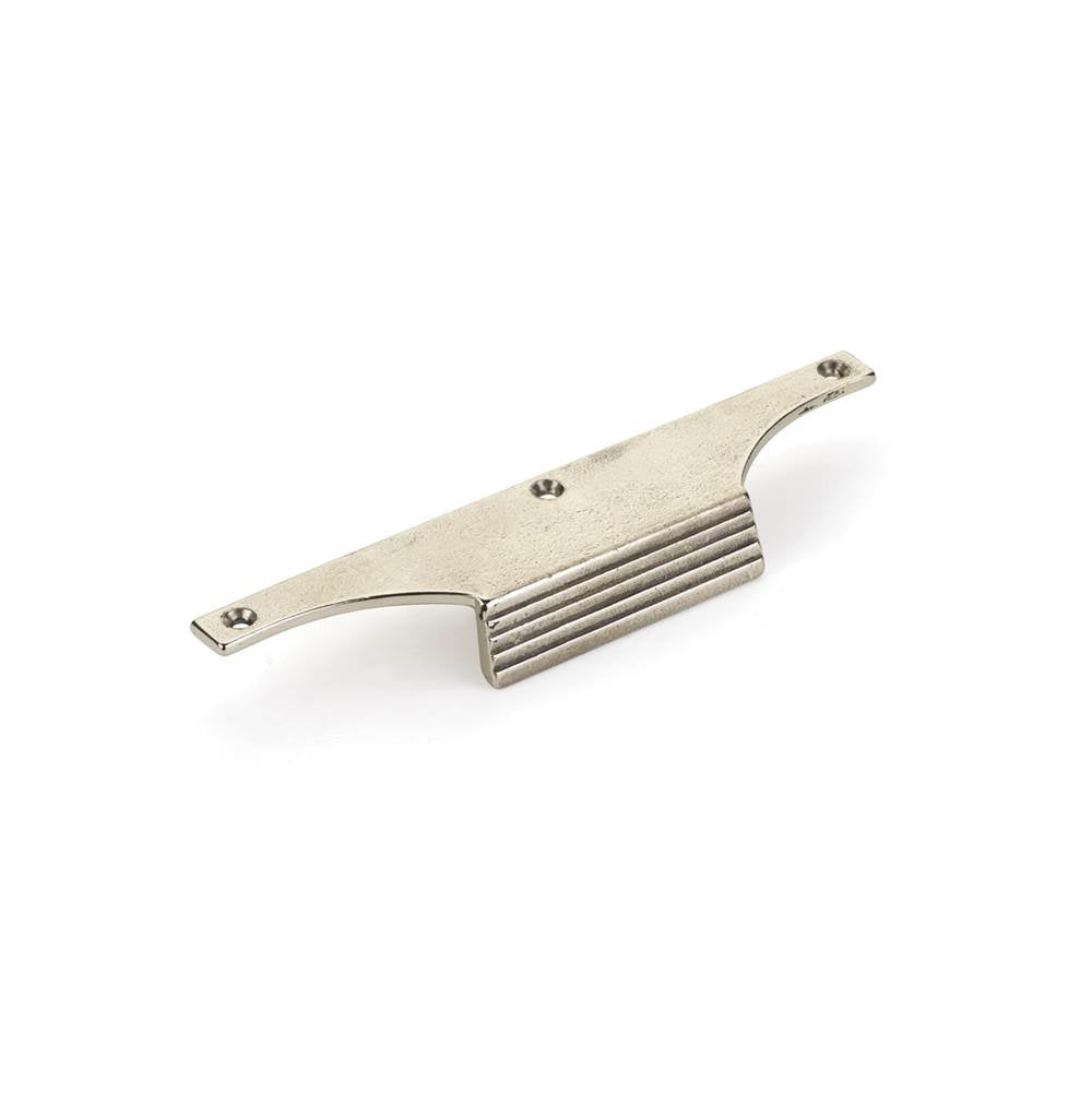 Schaub And Company - Edge Pull, Polished White Bronze, 3-1/2'' cc, 8'' Overall - Polished White Bronze