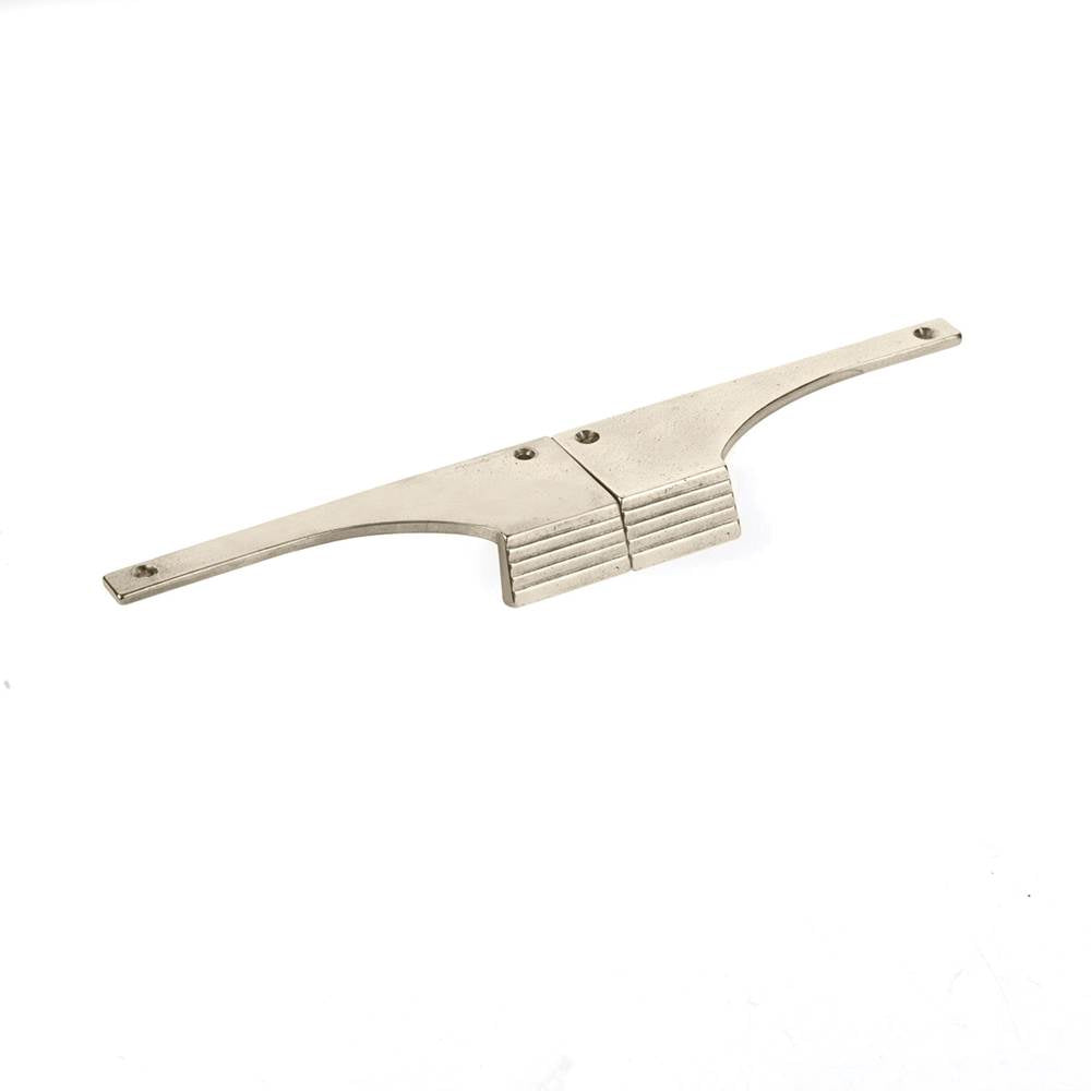Schaub And Company - Edge Pull (Pair), Polished White Bronze, 5'' cc, 6'' Overall - Polished White Bronze