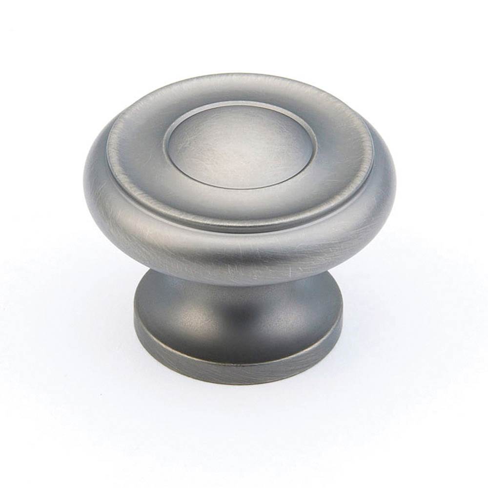 Schaub And Company - Knob, Antique Nickel, 1-1/2'' dia - Antique Nickel