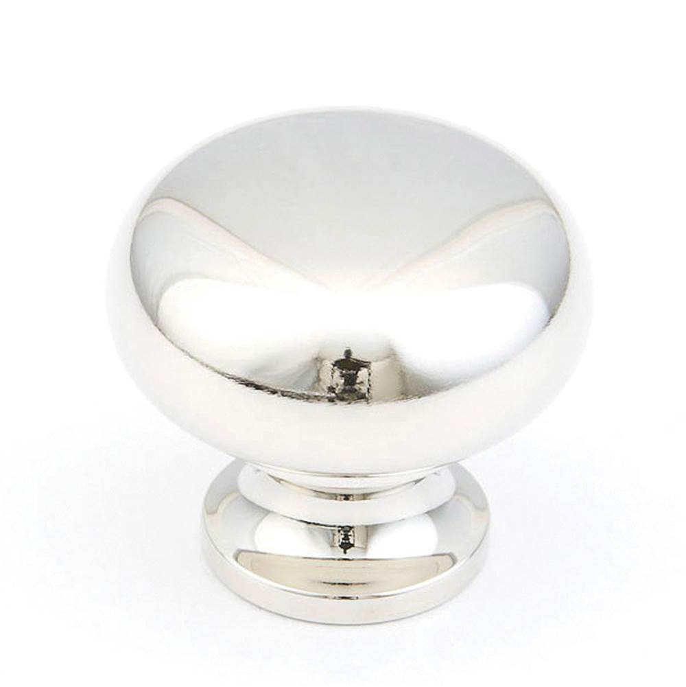 Schaub And Company - Knob, Polished Nickel, 1-1/4'' dia - Polished Nickel